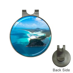 Whitehaven Beach 2 Hat Clips With Golf Markers