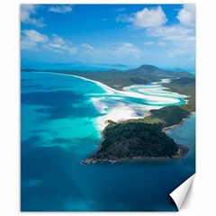 Whitehaven Beach 2 Canvas 8  X 10 