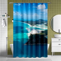 Whitehaven Beach 2 Shower Curtain 48  X 72  (small) 