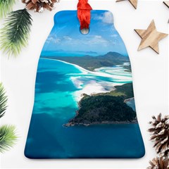 Whitehaven Beach 2 Bell Ornament (2 Sides) by trendistuff