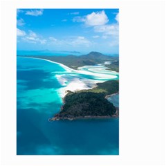 Whitehaven Beach 2 Large Garden Flag (two Sides) by trendistuff