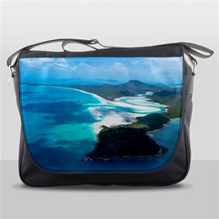 Whitehaven Beach 2 Messenger Bags by trendistuff