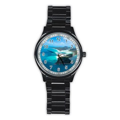 Whitehaven Beach 2 Stainless Steel Round Watches