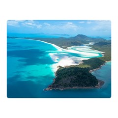 Whitehaven Beach 2 Double Sided Flano Blanket (mini) 