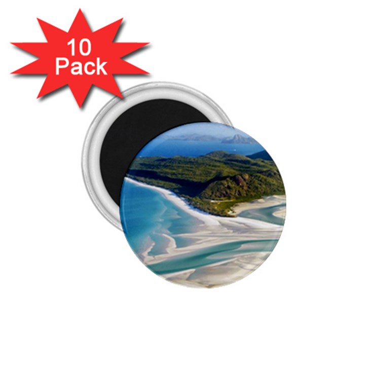 WHITEHAVEN BEACH 1 1.75  Magnets (10 pack) 