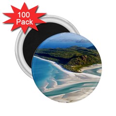 Whitehaven Beach 1 2 25  Magnets (100 Pack)  by trendistuff