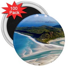 Whitehaven Beach 1 3  Magnets (100 Pack) by trendistuff