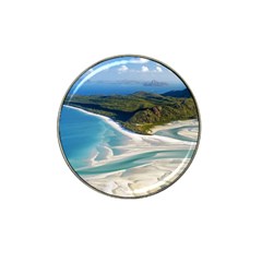 Whitehaven Beach 1 Hat Clip Ball Marker by trendistuff