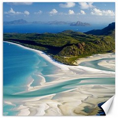 Whitehaven Beach 1 Canvas 16  X 16  