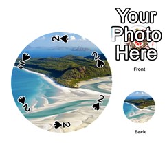 Whitehaven Beach 1 Playing Cards 54 (round)  by trendistuff