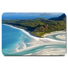 Whitehaven Beach 1 Large Doormat 