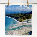 WHITEHAVEN BEACH 1 Face Towel Front