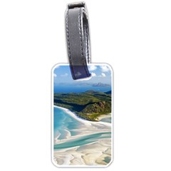 Whitehaven Beach 1 Luggage Tags (one Side)  by trendistuff