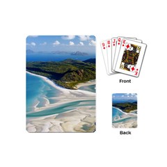 Whitehaven Beach 1 Playing Cards (mini)  by trendistuff