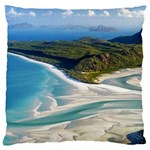 WHITEHAVEN BEACH 1 Large Cushion Cases (Two Sides)  Front