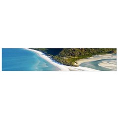 Whitehaven Beach 1 Flano Scarf (small)  by trendistuff