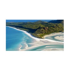 Whitehaven Beach 1 Satin Wrap by trendistuff