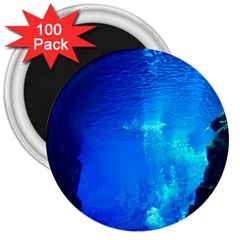 Underwater Trench 3  Magnets (100 Pack) by trendistuff