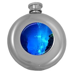 Underwater Trench Round Hip Flask (5 Oz) by trendistuff