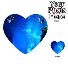 Underwater Trench Playing Cards 54 (heart)  by trendistuff