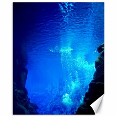 Underwater Trench Canvas 11  X 14   by trendistuff