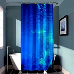 Underwater Trench Shower Curtain 36  X 72  (stall) 