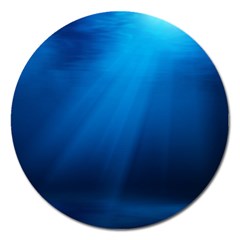 Underwater Sunlight Magnet 5  (round) by trendistuff