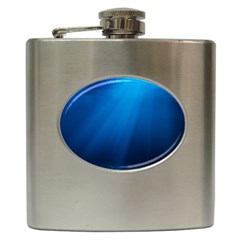 Underwater Sunlight Hip Flask (6 Oz) by trendistuff