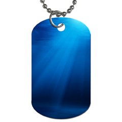 Underwater Sunlight Dog Tag (two Sides) by trendistuff