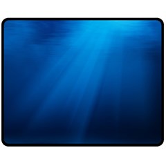 Underwater Sunlight Double Sided Fleece Blanket (medium) 