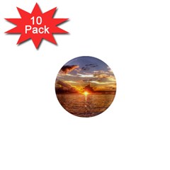 Tahitian Sunset 1  Mini Magnet (10 Pack)  by trendistuff