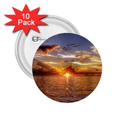 Tahitian Sunset 2 25  Buttons (10 Pack)  by trendistuff