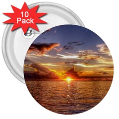 Tahitian Sunset 3  Buttons (10 Pack)  by trendistuff