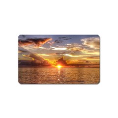 Tahitian Sunset Magnet (name Card) by trendistuff