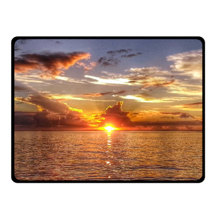 TAHITIAN SUNSET Fleece Blanket (Small)