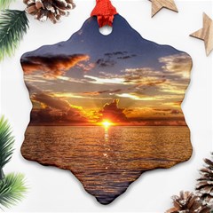 Tahitian Sunset Ornament (snowflake) 