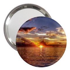 Tahitian Sunset 3  Handbag Mirrors