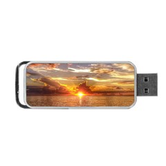 Tahitian Sunset Portable Usb Flash (two Sides)