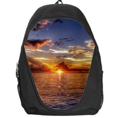 Tahitian Sunset Backpack Bag