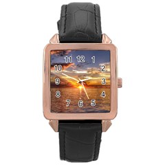 Tahitian Sunset Rose Gold Watches