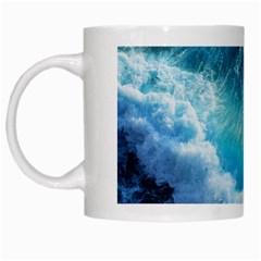 Storm Waves White Mugs