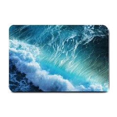 Storm Waves Small Doormat  by trendistuff