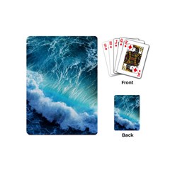 Storm Waves Playing Cards (mini)  by trendistuff