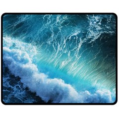 Storm Waves Double Sided Fleece Blanket (medium) 