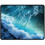 STORM WAVES Double Sided Fleece Blanket (Medium)  58.8 x47.4  Blanket Back