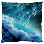 STORM WAVES Large Flano Cushion Cases (One Side)  Front