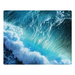 Storm Waves Double Sided Flano Blanket (large) 