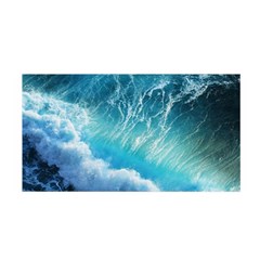 Storm Waves Satin Wrap