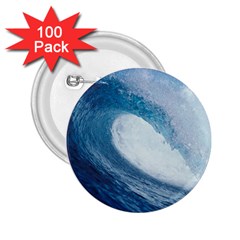 Ocean Wave 2 2 25  Buttons (100 Pack) 