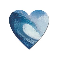 Ocean Wave 2 Heart Magnet by trendistuff